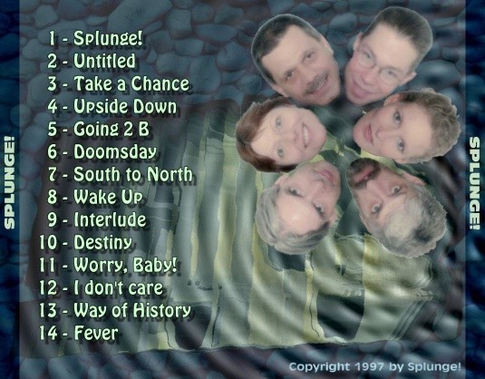 Splunge! 1997 CD Cover, back